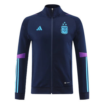 2022-2023 Argentina 3 Stars Navy Football Jacket Men's