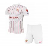 2021-2022 Sevilla Home Children's Football Shirt (Shirt + Short)