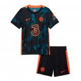 2021-2022 Chelsea Third Children's Football Shirt (Shirt + Short)