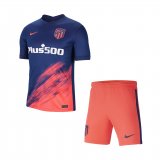 2021-2022 Atletico Madrid Away Football Shirt ( Jersey + Short ) Children's