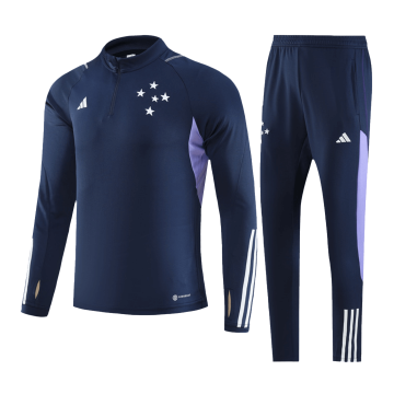 2023-2024 Cruzeiro EC Navy Football Training Set (Sweatshirt + Pants) Men's