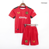 2023-2024 Wolverhampton Wanderers Away Football Set (Shirt + Short) Children's