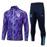 2022 Argentina Purple Football Training Set (Jacket + Pants) Men's