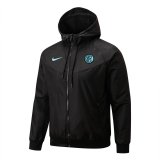 2022-2023 Inter Milan Black All Weather Windrunner Football Jacket Men's