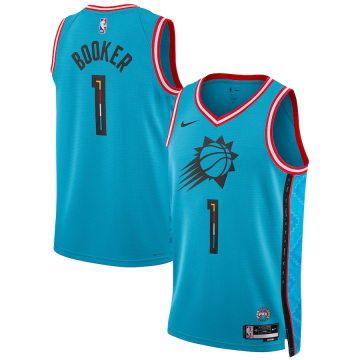 Male Phoenix Suns City Edition Jersey 2022-2023 Turquoise Devin Booker #1