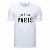 2021-2022 PSG White Messi ICI C'EST PARIS T-Shirt Men's