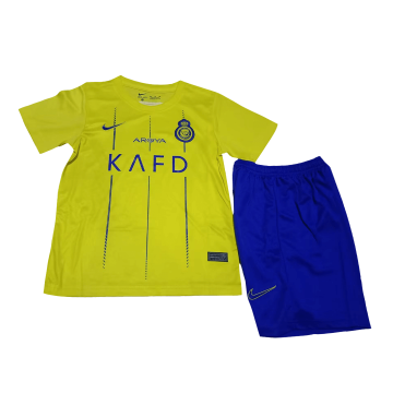 2023-2024 Al Nassr Home Football Set (Shirt + Short) Children's