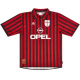 1999/2000 AC Milan Home Retro Football Shirt Men's