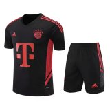 2022-2023 Bayern Munich Black Football Set (Shirt + Short) Men's