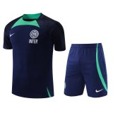 2022-2023 Inter Milan Royal Football Set (Shirt + Short) Men's