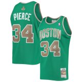 2007-2008 Boston Celtics Kelly Green Mitchell & Ness Hardwood Classics Jersey Men's #PIERCE #34