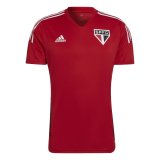 2022-2023 Sao Paulo FC Red Football Training Shirt Men's