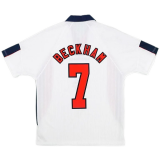1998 England Home Football Shirt Men's #Retro Beckham #7