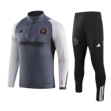 2023-2024 Inter Miami CF Gray Football Training Set (Sweatshirt + Pants) Men's