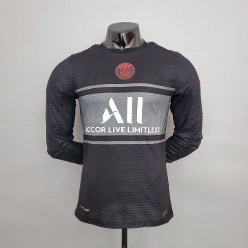 2021-2022 PSG Third Long Sleeve Men's Football Shirt #Player Version