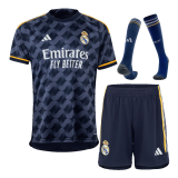 2023-2024 Real Madrid Away Football Set (Shirt + Short + Socks) Men's