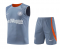 2023-2024 Inter Milan Light Grey Football Training Set (Singlet + Short) Men's