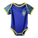 2022 Brazil Away Football Shirt Baby's