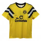 1989/90 Borussia Dortmund Retro Home Football Shirt Men's