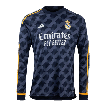 2023-2024 Real Madrid Away Football Shirt Men's #Long Sleeve