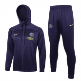 2023-2024 PSG Dark Purple Football Training Set (Jacket + Pants) Men's #Hoodie