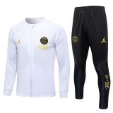 2023-2024 PSG x Jordan White Football Training Set (Jacket + Pants) Men's