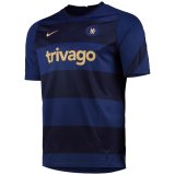 2022-2023 Chelsea Mystic Blue Short Football Training Shirt Men's