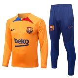 2022-2023 Barcelona Orange Football Training Set Men's