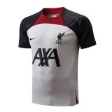 2022-2023 Liverpool White Short Football Training Shirt Men's