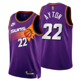Male Phoenix Suns Classic Edition Jersey 2022-2023 Purple Deandre Ayton #22