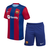 2023-2024 Barcelona Home Football Set (Shirt + Short) Men's