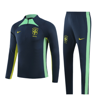 2023 Brazil Navy Football Training Set (Sweatshirt + Pants) Men's