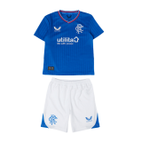 2023-2024 Glasgow Rangers Home Football Set (Shirt + Short) Children's