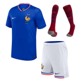 2024 France Home EURO Football Whole Set (Shirt + Short + Socks) Men's