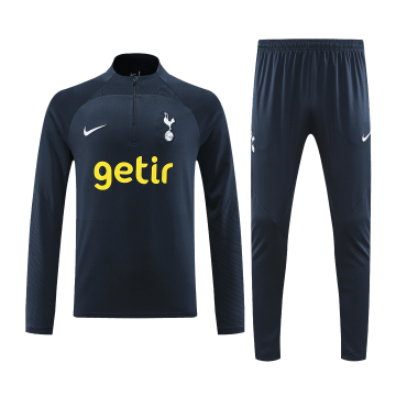 2023-2024 Tottenham Hotspur Navy Football Training Set (Sweatshirt + Pants) Men's