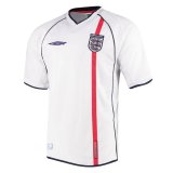 2002 England Retro Home Football Shirt Men's