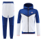 2023-2024 Customize Blue&White Football Training Set (Jacket + Pants) Men's #Hoodie