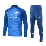 2023-2024 Marseille Blue Football Training Set (Sweatshirt + Pants) Men's