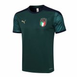 2021-2022 Italy Green Short Football Training Shirt Men's
