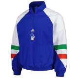 2023 Italy Blue All Weather Windrunner Football Jacket Men's #Half-Zip Icon