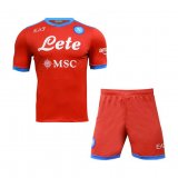 2021-2022 Napoli Third Children's Football Shirt (Shirt + Short)