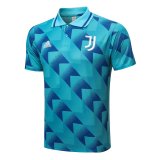 2022-2023 Juventus Blue Football Polo Shirt Men's