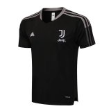 2021-2022 Juventus Black Short Football Training Shirt Men's