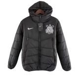 2023 Corinthians Black Winter Football Jacket Men's
