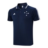 2023-2024 Cruzeiro Navy Football Polo Shirt Men's