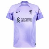 2022-2023 Liverpool Goalkeeper Purple Football Shirt Men's