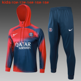 2023-2024 PSG Red Football Training Set (Sweatshirt + Pants) Children's #Hoodie