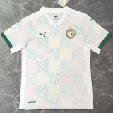 2021-2022 Senegal One star Home White Football Shirt Men's