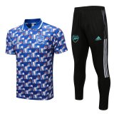 2022-2023 Arsenal Blue Football Training Set (Polo + Pants) Men's