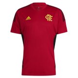 2022-2023 Flamengo Red Short Football Training Shirt Men's